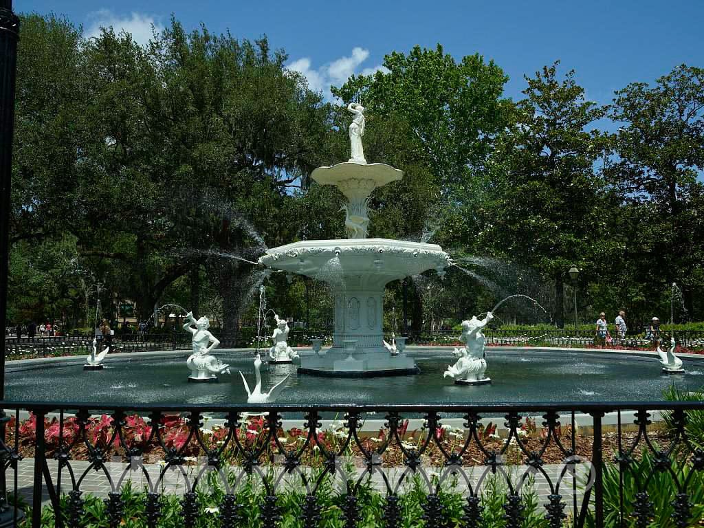 Photo- Fountain in Forsyth Park in Savannah 1 Fine Art Photo Reproduction