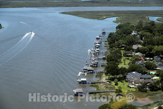 Photo - Aerial View of Skidaway Island, Georgia- Fine Art Photo Reporduction