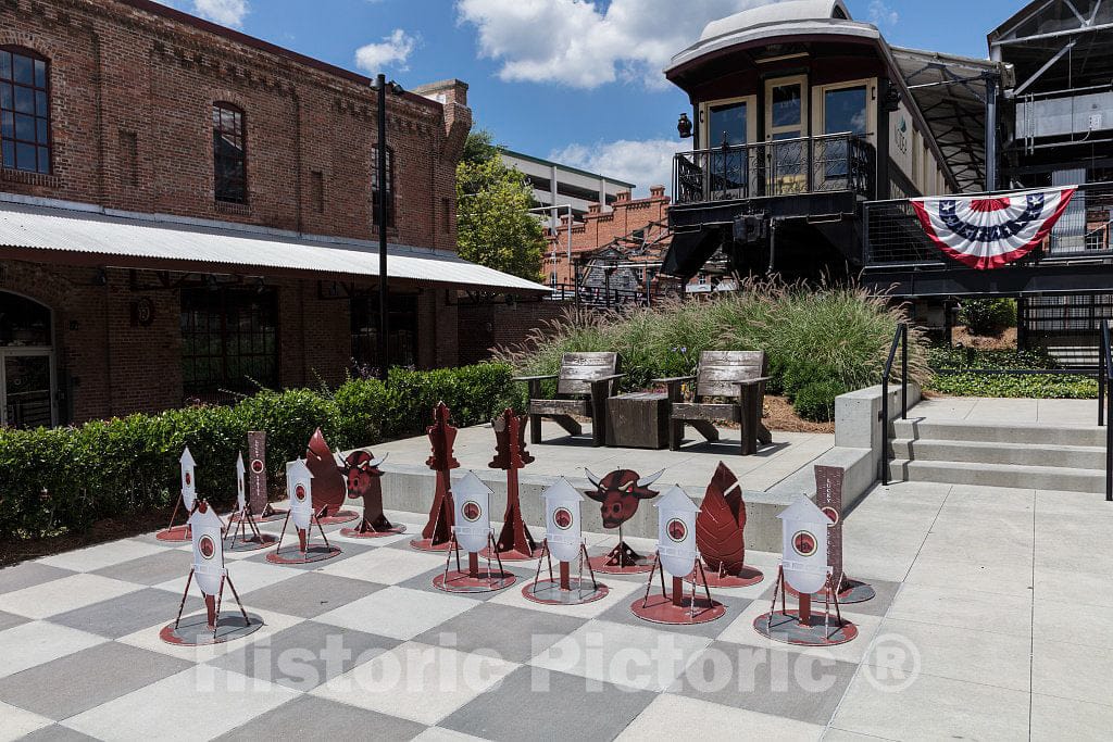 Photo- Scene from The American Tobacco Neighborhood, Locally Called The American Tobacco Campus, in Durham, North Carolina 1 Fine Art Photo Reproduction