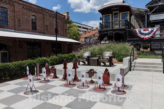 Photo- Scene from The American Tobacco Neighborhood, Locally Called The American Tobacco Campus, in Durham, North Carolina 1 Fine Art Photo Reproduction