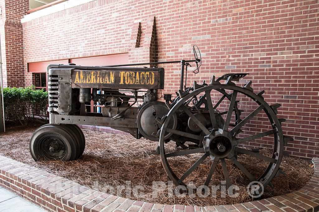 Photo - Old American Tobacco Co. Tractor Within The American Tobacco Neighborhood, Locally Called The American Tobacco Campus, in Durham, North Carolina