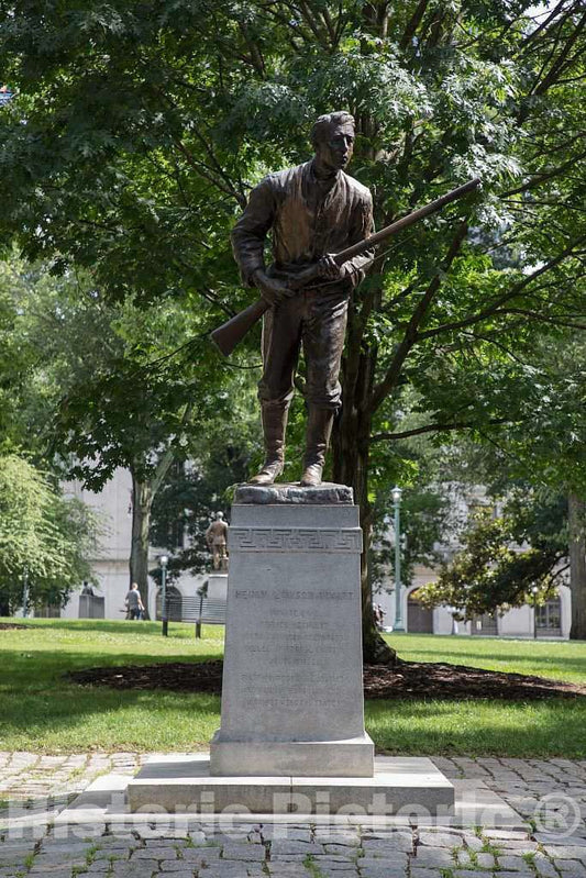 Photo - Statue of Henry Lawson Wyatt on The Grounds of The North Carolina State Capitol in Raleigh, North Carolina- Fine Art Photo Reporduction