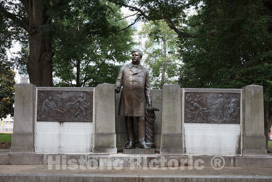 Photo - Statue of Zebulon Baird Vance on The Grounds of The North Carolina State Capitol in Raleigh, North Carolina- Fine Art Photo Reporduction