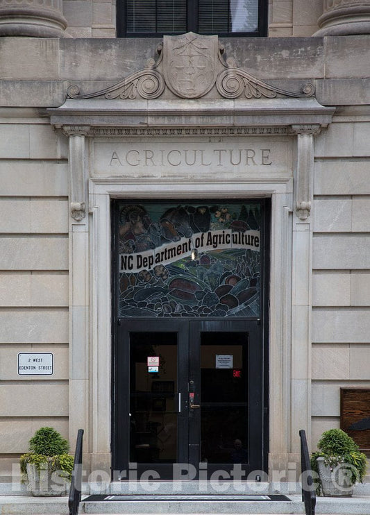 Photo - Entrance to The State Agriculture Building in Raleigh, North Carolina- Fine Art Photo Reporduction