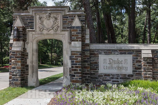 Photo - Entrance to the Duke University campus in Durham, North Carolina- Fine Art Photo Reporduction