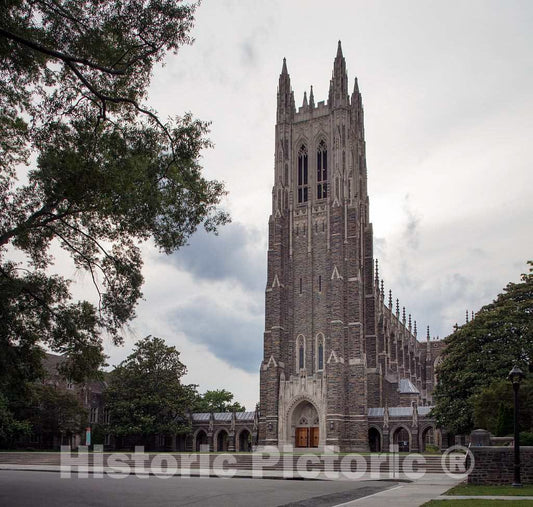Photo - Duke University Chapel on The university's Campus in Durham, North Carolina- Fine Art Photo Reporduction
