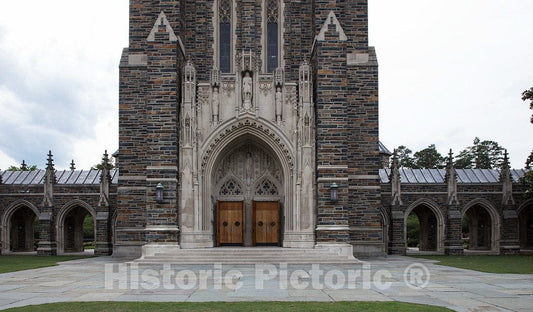 Photo - Doorways of The Duke University Chapel on The university's Campus in Durham, North Carolina- Fine Art Photo Reporduction