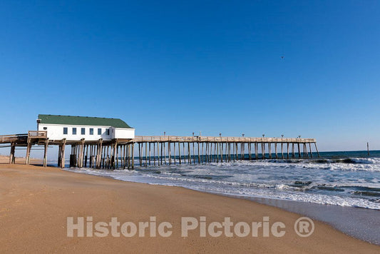 Photo- Pier Along The Atlantic Ocean in Kitty Hawk, North Carolina 2 Fine Art Photo Reproduction