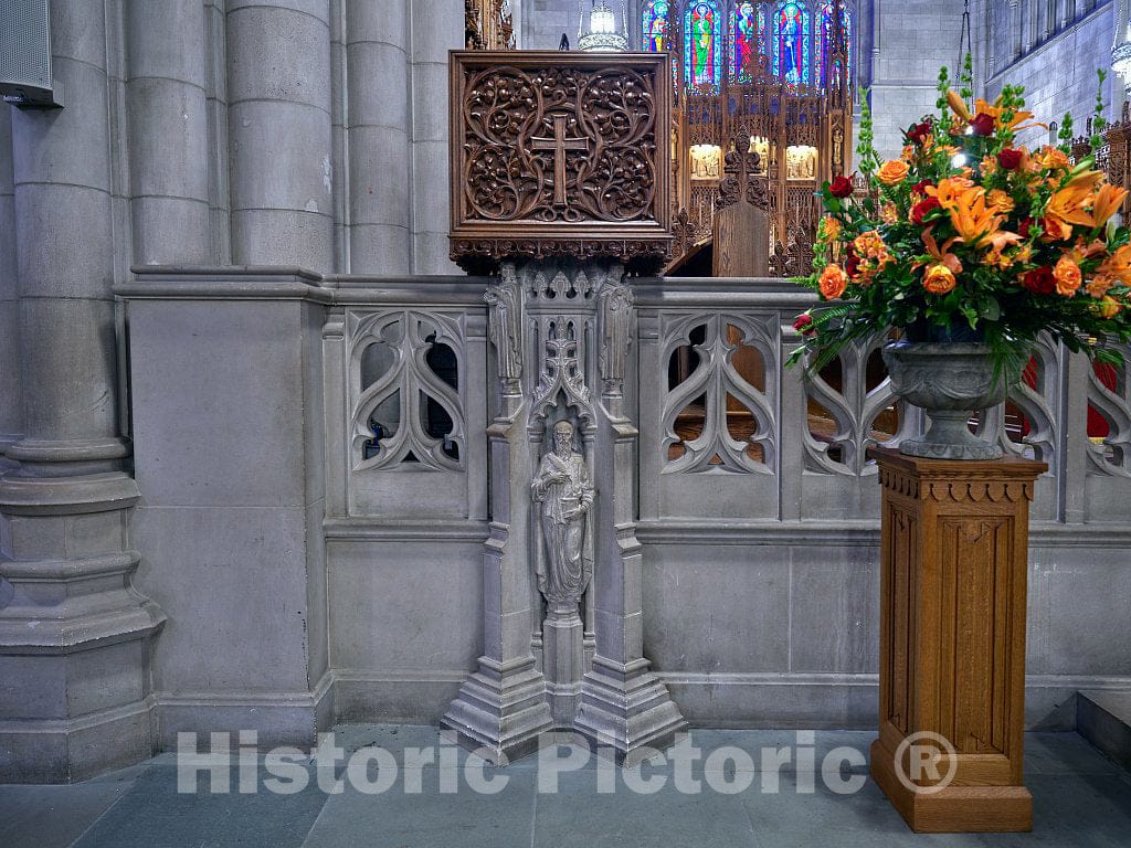 Photo- Sanctuary Detail of The Duke University Chapel on The university's Campus in Durham, North Carolina 1 Fine Art Photo Reproduction