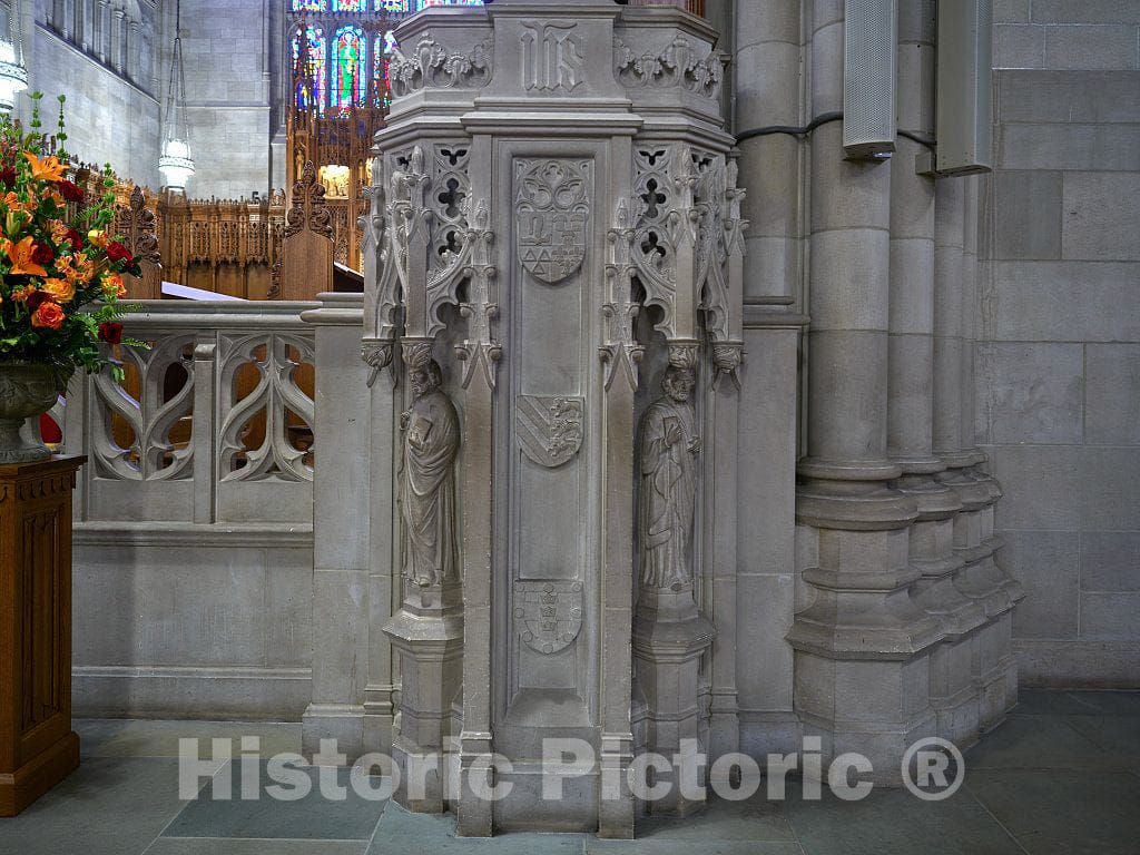 Photo- Sanctuary Detail of The Duke University Chapel on The university's Campus in Durham, North Carolina 2 Fine Art Photo Reproduction