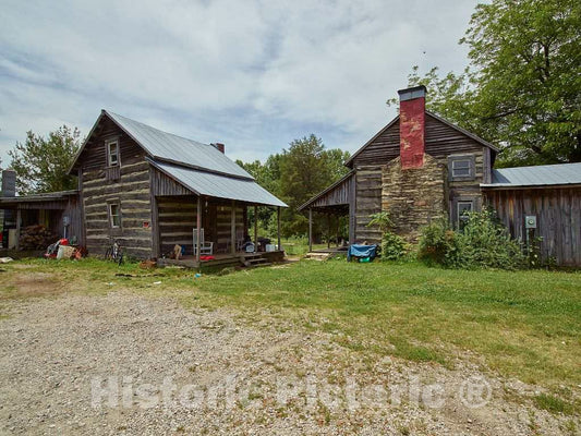 Photo - Old Cabins in Rockingham County, North Carolina, That were Once The Farmstead of The Carter Family- Fine Art Photo Reporduction