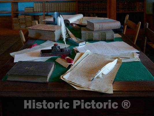 Photo - Detail from The Historic Library in The North Carolina Capitol in Raleigh- Fine Art Photo Reporduction