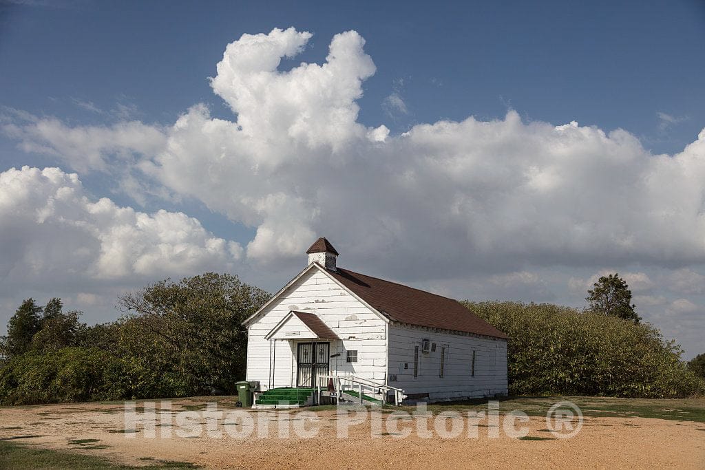 Photo - The Commerce Boulevard Christian Church in Tunica, Mississippi- Fine Art Photo Reporduction