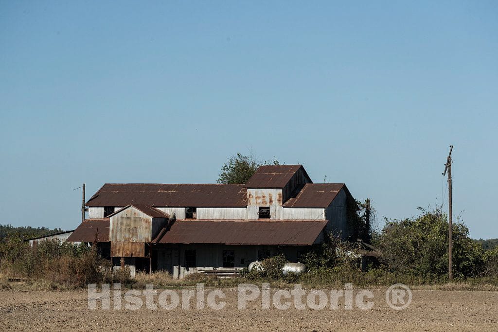 Photo - Old Cotton Gin Near Lula, Mississippi- Fine Art Photo Reporduction
