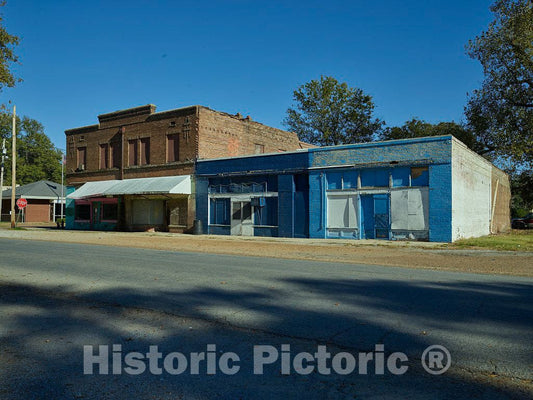 Photo - Old Commercial Buildings in Lula, an impoverished Community in Northern Mississippi- Fine Art Photo Reporduction