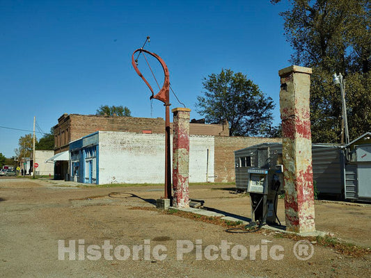 Photo - Remains of an Old Gas Station in Lula, an impoverished Community in Northern Mississippi- Fine Art Photo Reporduction