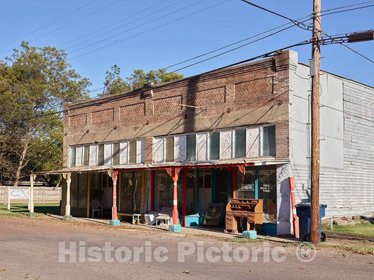 Photo - Old Commercial Building Turned into a Second-Hand-Goods Store in Friars Point, Mississippi, The Hometown of Country-Music Singing Legend Conway Twitty