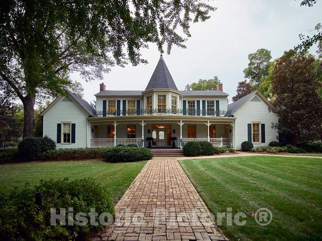 Photo- Fine House on The Campus of The University of Mississippi in Oxford, Mississippi 1 Fine Art Photo Reproduction