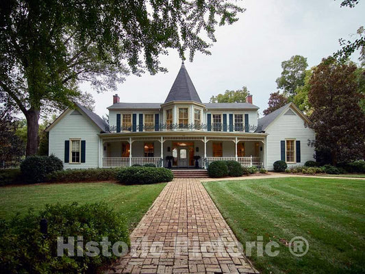 Photo- Fine House on The Campus of The University of Mississippi in Oxford, Mississippi 1 Fine Art Photo Reproduction