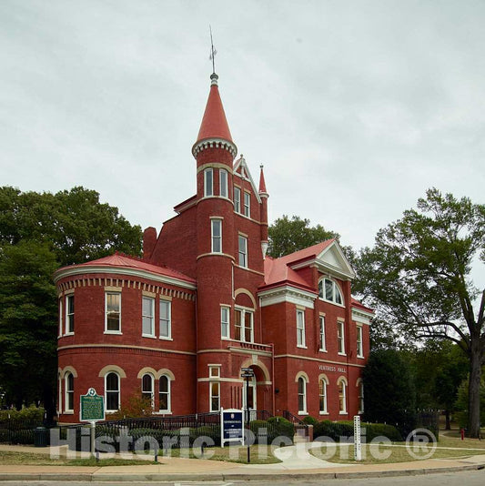 Photo - Ventress Hall, The University of Mississippi's First Library Building, Now a Liberal-Arts Administrative Building, in Oxford- Fine Art Photo Reporduction