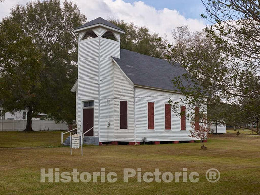 Photo - The Learned United Methodist Church in Learned, Mississippi- Fine Art Photo Reporduction