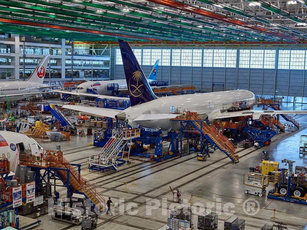 Photo- Work progresses at Boeing South Carolina, an Assembly site for Boeing's Commercial Airplanes Division in North Charleston, South Carolina 8 Fine Art Photo Reproduction