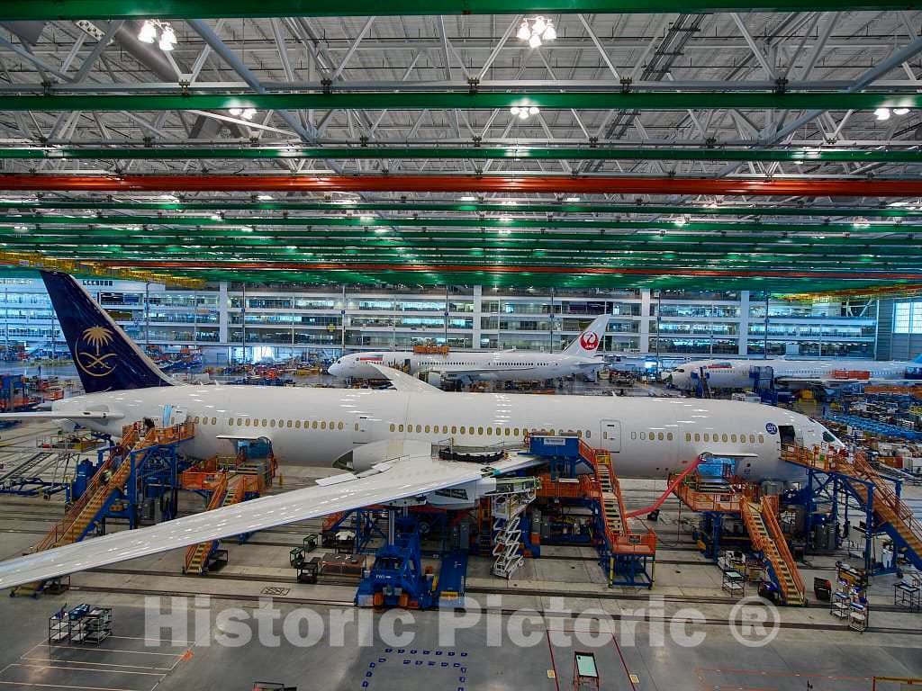 Photo- Work progresses at Boeing South Carolina, an Assembly site for Boeing's Commercial Airplanes Division in North Charleston, South Carolina 15 Fine Art Photo Reproduction