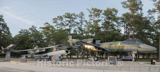 Photograph - Exhibit at Warbird Park, a park and memorial to those who served at the long-running Myrtle Beach Air Force Base that was deactivated in 1993 in Myrtle Beach, South Carolina 1