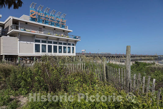 Photo - Restaurant at The Second Avenue Pier in Myrtle Beach, South Carolina- Fine Art Photo Reporduction