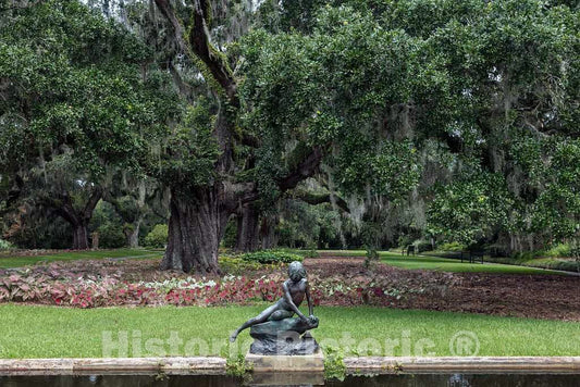 Photo -Boy and Frog, Elsie Ward Hering's- Fine Art Photo Reporduction