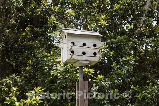Photo - Birdhouse at Hopsewee Plantation, Near The Settlement of North Santee, Along The Santee River in Georgetown County, South Carolina- Fine Art Photo Reporduction