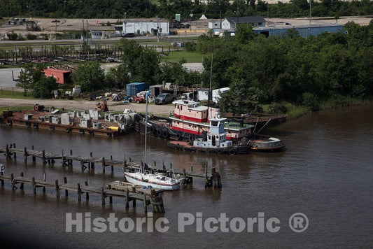 Photo - Harbor Scene in Georgetown, South Carolina- Fine Art Photo Reporduction