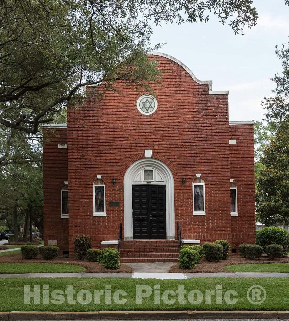 Photo - Temple Beth Elohim in Georgetown, South Carolina- Fine Art Photo Reporduction