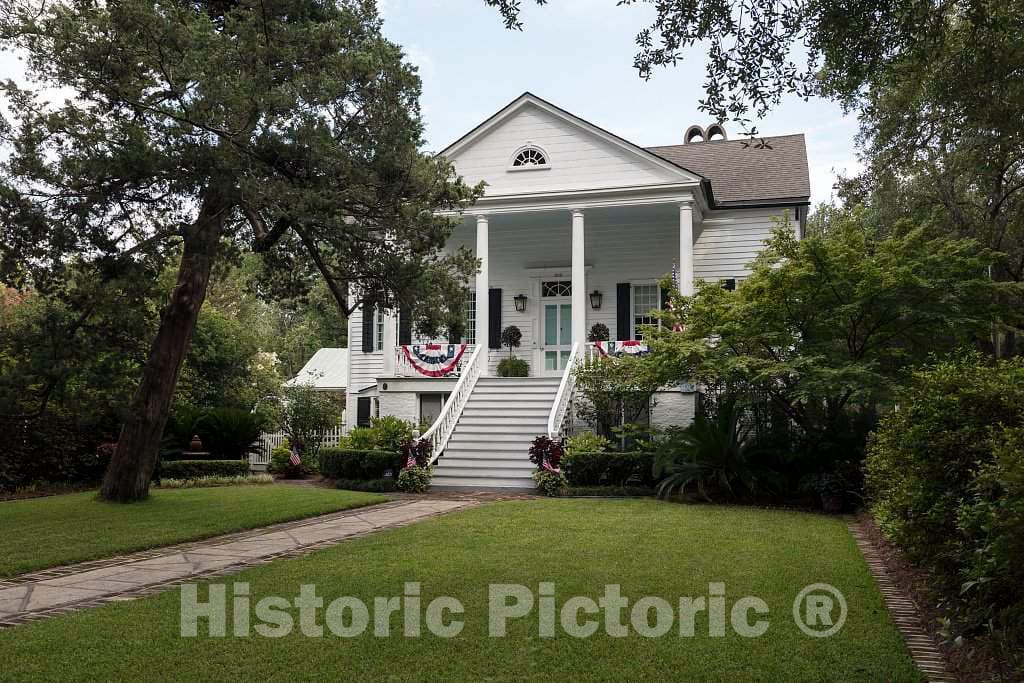 Photo - This Historic Frances Withers House in Georgetown, South Carolina- Fine Art Photo Reporduction