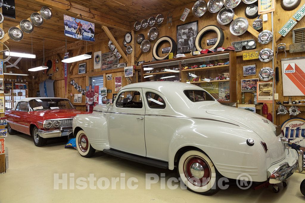 Photo- Display at The Wheels of Yesteryear Museum, showcasing Classic Cars and Trucks and Muscle Cars That were Once The Rage on The Strand in Myrtle Beach 2 Fine Art Photo