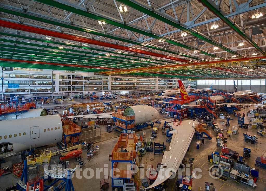 Photo- Facilities at Boeing South Carolina, an Assembly site for Boeing's Commercial Airplanes Division in North Charleston, South Carolina 1 Fine Art Photo Reproduction
