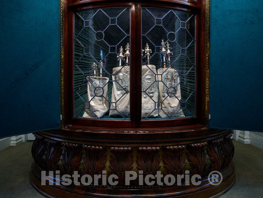 Photo - Religious Artifacts at The Historic Kahal Kadosh Beth Elohim Synagogue, Known Locally and affectionately as The KKBE, in Charleston, South Carolina