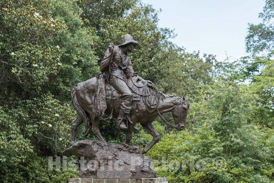 Photo - Herb Mignery's 2012 Bronze Sculpture,The Hungry Loop, at Brookgreen Gardens, a vast Complex of Sculpture Gardens, Ecosystem Trails- Fine Art Photo Reporduction