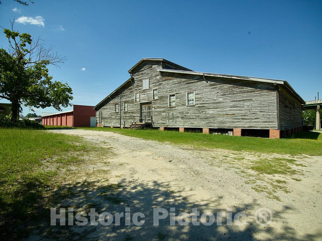 Photograph - The old peanut warehouse, now an entertainment venue, is a landmark in Conway, South Carolina. Built in 1900 to store peanuts and fertilizer, it was later used as a tobacco barn 2