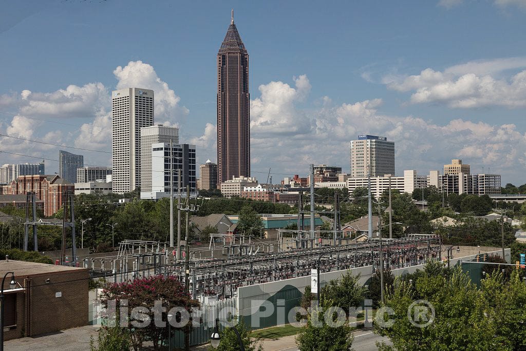 Photo- Skyline of Atlanta, The Capital City of The Southern U.S. State of Georgia and The state's Largest City 1 Fine Art Photo Reproduction