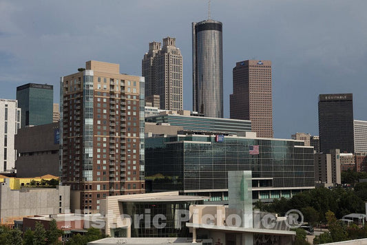 Photo- Skyline of Atlanta, The Capital City of The Southern U.S. State of Georgia and The state's Largest City 3 Fine Art Photo Reproduction