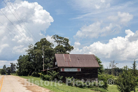 Photograph- This Old, Now Abandoned, Cabin Near Homer, Georgia, was Once a Business Emporium Called The Hillbilly Gallery, Where Whatever was displayed Most Likely had a Country Flavor