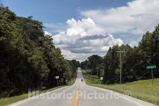 Photo - Clouds roil in the distance near Clarkesville, Georgia- Fine Art Photo Reporduction