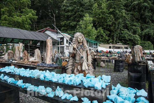 Photo- Gem Shop in Helen, a Northeast Georgia Mountain Town Whose Logging Industry was Dying When it Turned Itself into an Affordable Resort with a Faux Bavarian Alps Motif 1