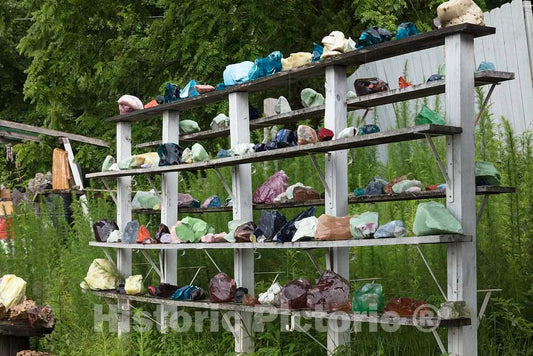 Photo- Gem Shop in Helen, a Northeast Georgia Mountain Town Whose Logging Industry was Dying When it Turned Itself into an Affordable Resort with a Faux Bavarian Alps Motif 2