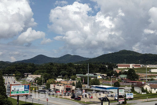 Photo - Elevated View of Blairsville, a Town in Northern Georgia, Near The North Carolina line- Fine Art Photo Reporduction