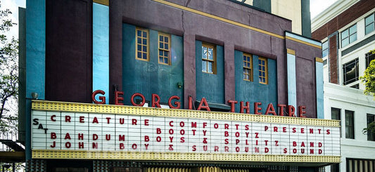 Photo - Marquee of The Georgia Theatre in Athens, Georgia- Fine Art Photo Reporduction
