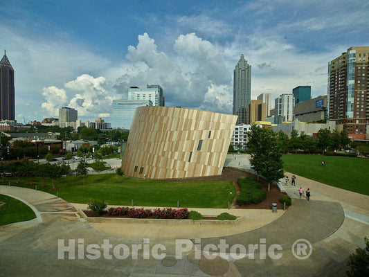 Photo- The Center for Civil and Human Rights in Atlanta, The Capital City of The Southern U.S. State of Georgia and The state's Largest City 4 Fine Art Photo Reproduction