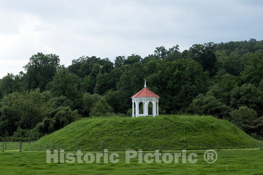 Photo- Gazebo, Part of The Old Hardman Farm site, ATOP The Nacoochee Indian cermonial Mound in White County, Georgia 2 Fine Art Photo Reproduction