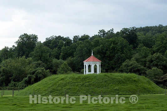 Photo- Gazebo, Part of The Old Hardman Farm site, ATOP The Nacoochee Indian cermonial Mound in White County, Georgia 2 Fine Art Photo Reproduction